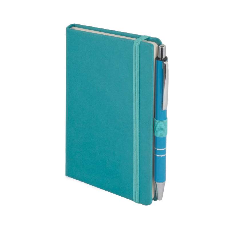 İNCEK TURKUAZ TARİHSİZ DEFTER (9X14 CM)