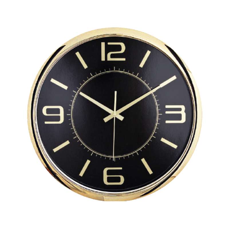 HELLEN404 METALİZE ÇERÇEVE DUVAR SAATİ (420 MM)