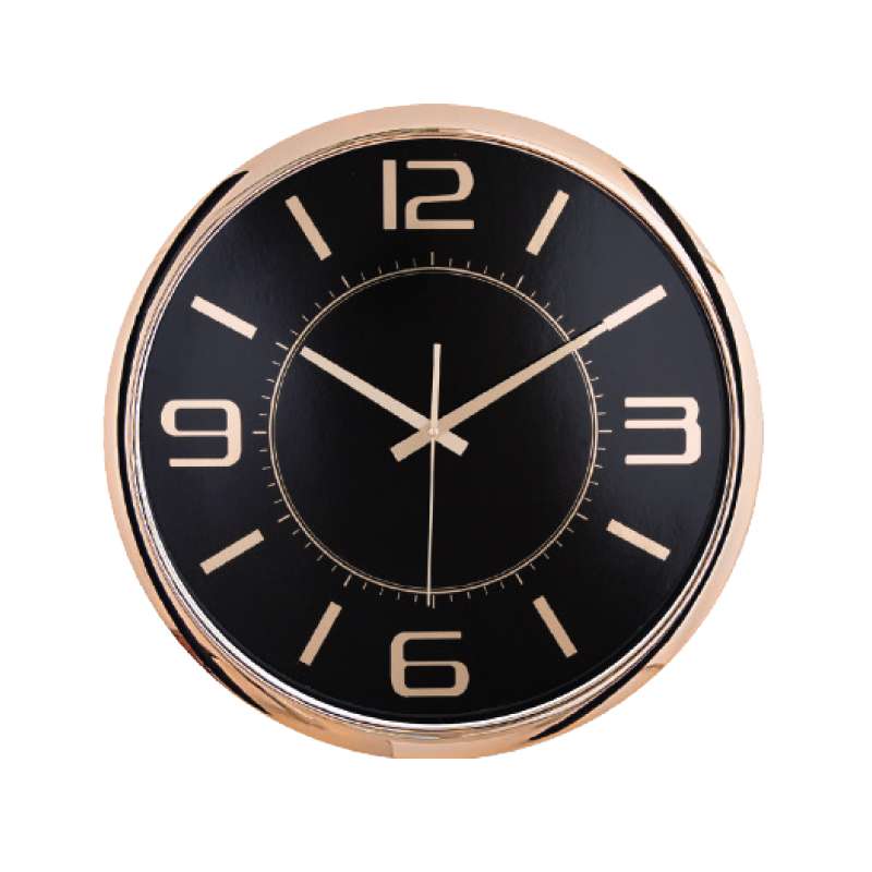 HELLEN404 METALİZE ÇERÇEVE DUVAR SAATİ (420 MM)