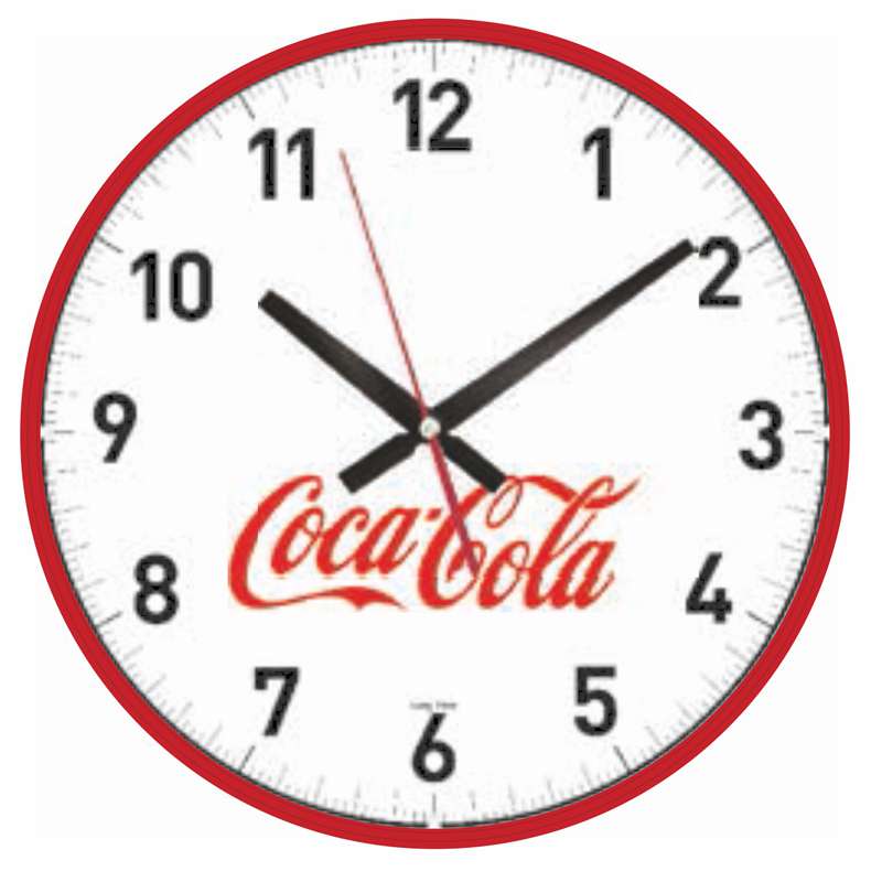 SETH502 MİNERAL CAM DUVAR SAATİ (350 MM)