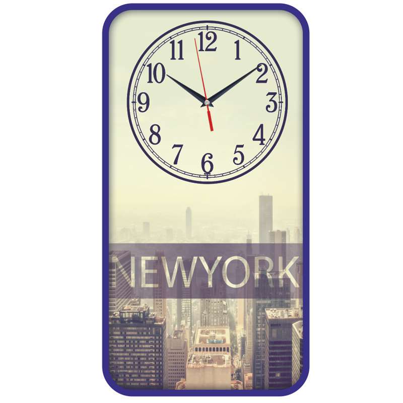 ADONİS602 KENAR LASTİKLİ DUVAR SAATİ (250X480 MM)