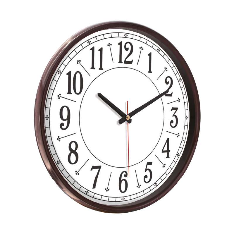 RULER208 PLASTİK KASA DUVAR SAATİ (355 MM)